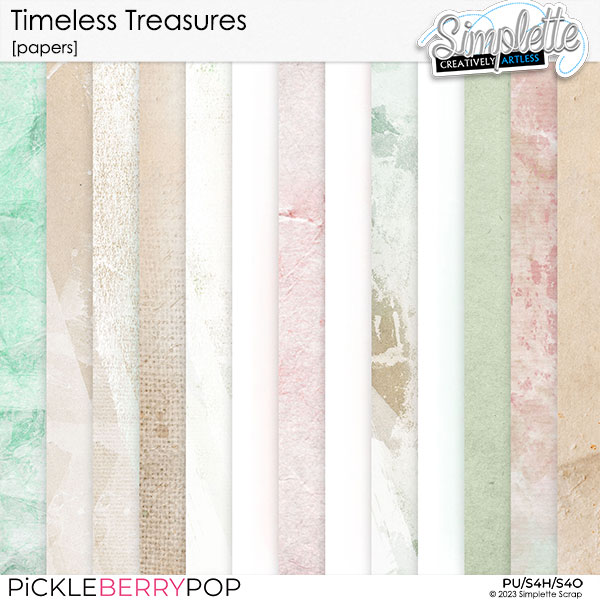 Timeless Treasures (papers) by Simplette