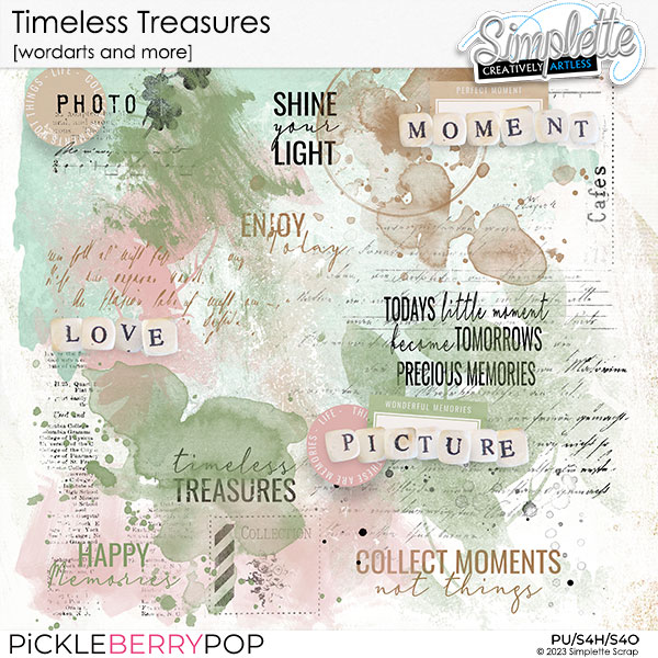 Timeless Treasures (wordarts and more) by Simplette