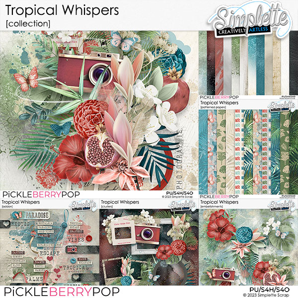 Tropical Whispers (collection) by Simplette