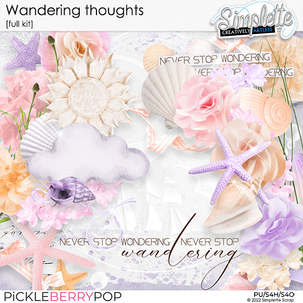 Wandering Thoughts (full kit) by Simplette