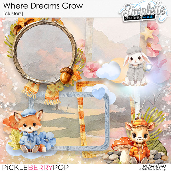 Where Dreams Grow (clusters) by Simplette