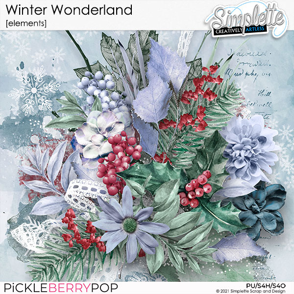 Winter Wonderland (elements) by Simplette