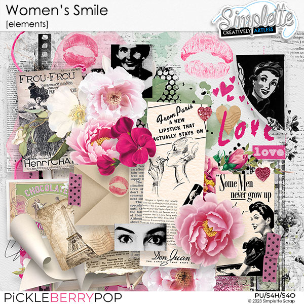 Women's Smile (elements) by Simplette