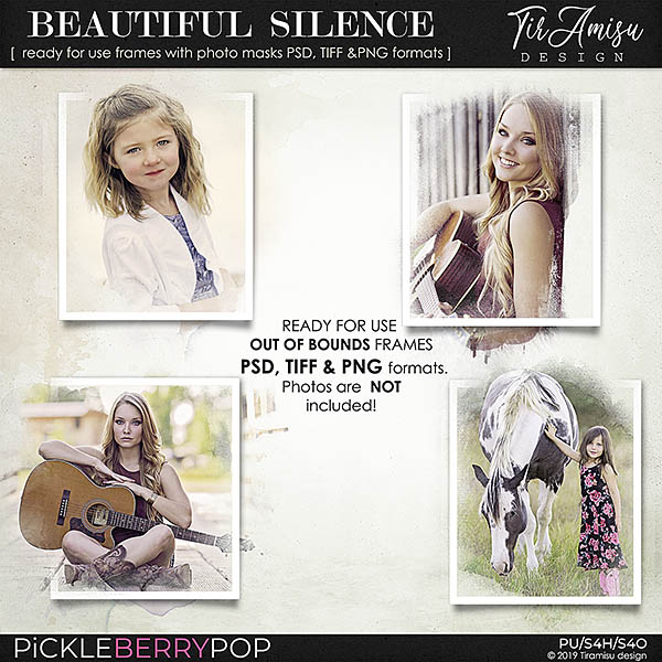 Beautiful Silence ~ Out Of Bounds photo masks  by Tiramisu design