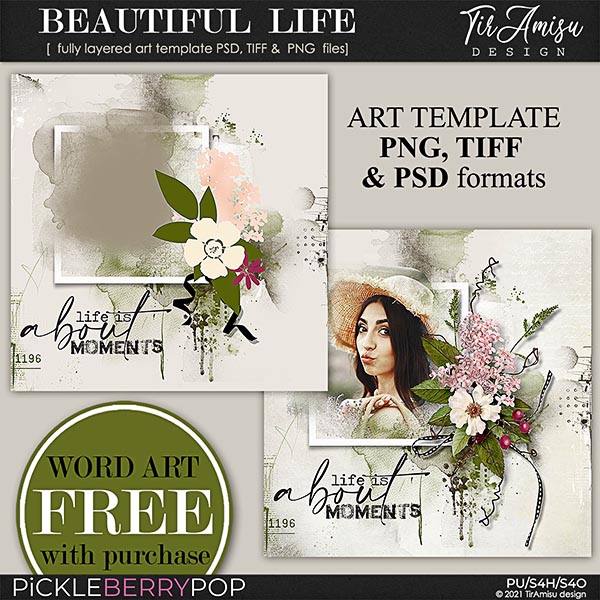 Beautiful Life ~ Art Template 1