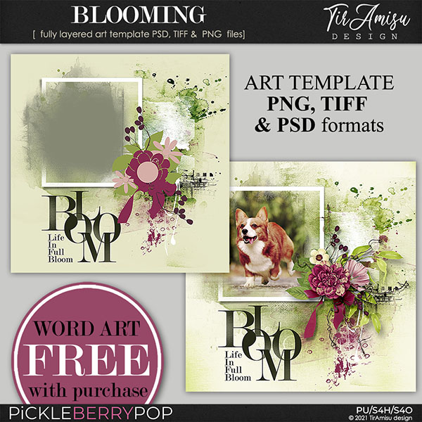 Blooming ~ Art Template 1 