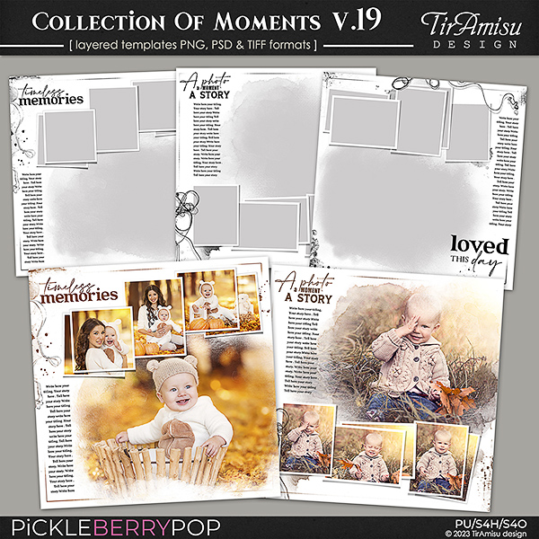 Collection Of Moments Templates vol.19 ~ October