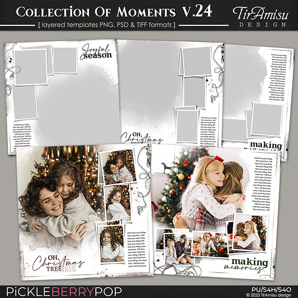 Collection Of Moments Templates vol.24 ~ December