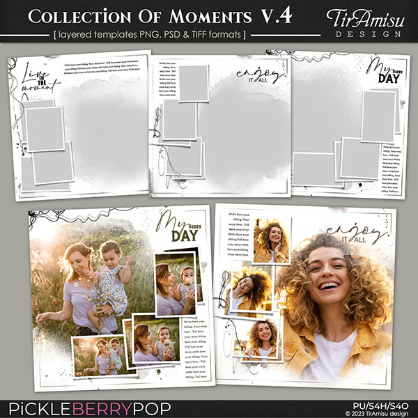 Collection Of Moments Templates vol.4 ~ February 