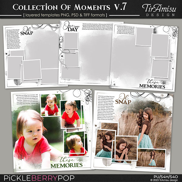 Collection Of Moments Templates vol.7~April