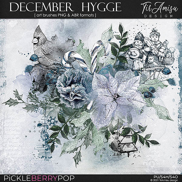 December Hygge ~ art brushes  