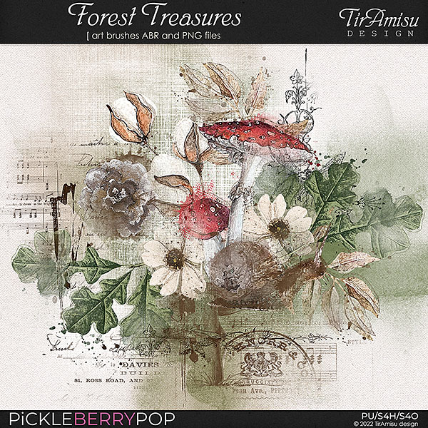 Forest Treasures ~ art brushes