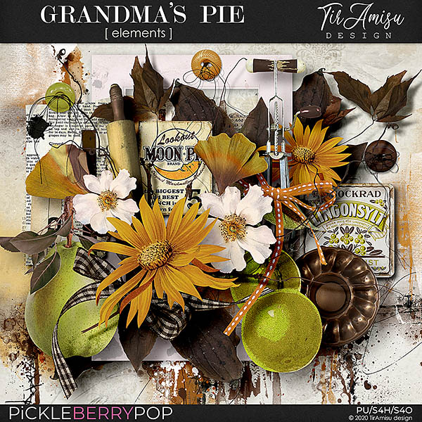 Grandma's Pie ~ Basic Kit by TirAmisu design