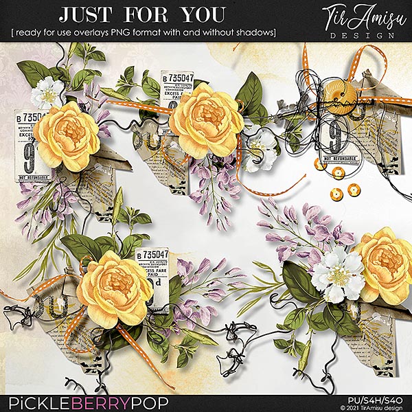 Just For You ~ ready for use overlays by TirAmisu design 