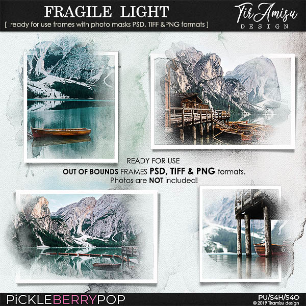 Fragile Light ~ Out Of Bounds photo masks  by Tiramisu design 