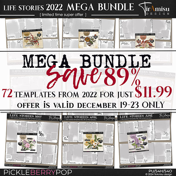 Life Stories Templates 2022 Mega-Bundle