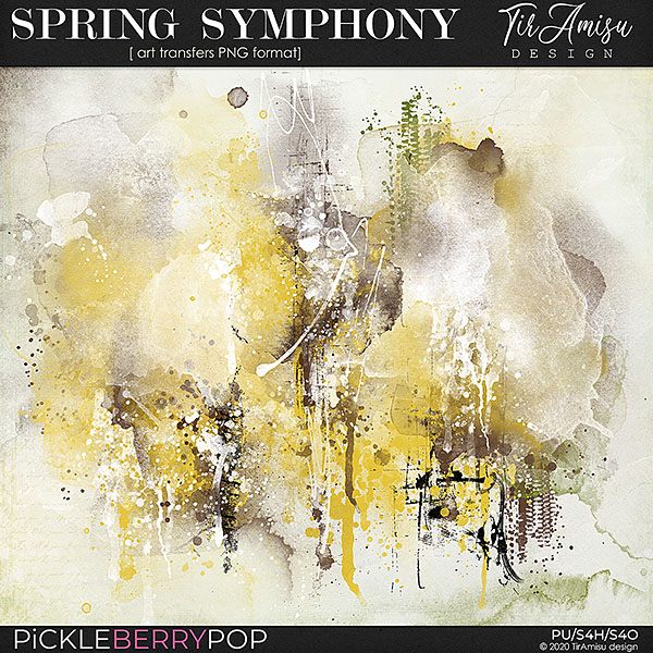 Spring Symphony ~ art transfers by TirAmisu design 