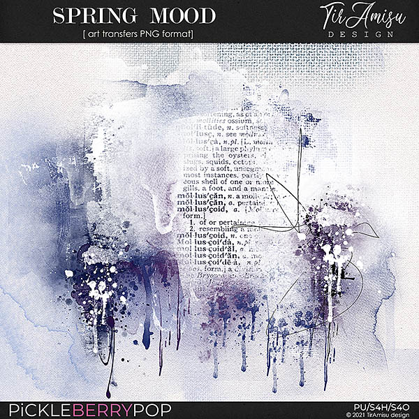 Spring Mood ~ art transfers 