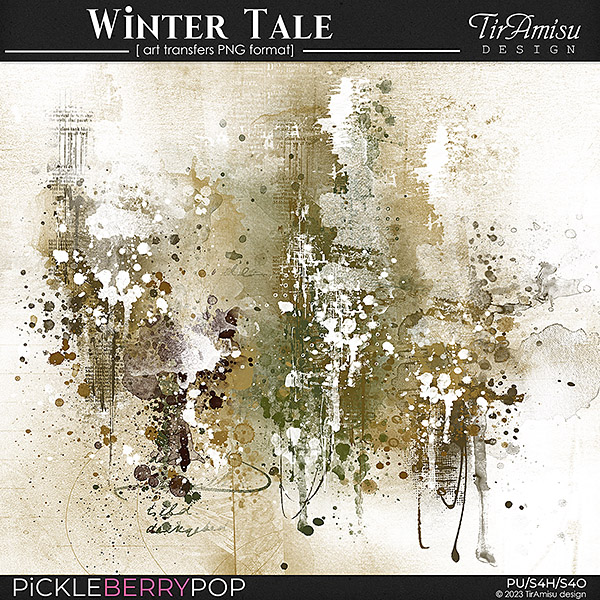 Winter Tale ~ art transfers 