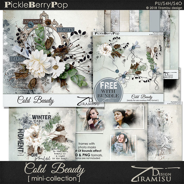 Cold Beauty ~ Mini Collection plus FREE GIFT by Tiramisu design 