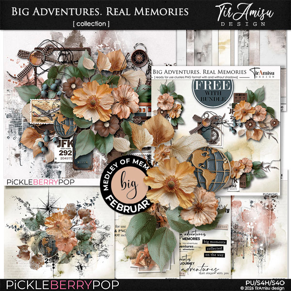 Big Adventures. Real Memories: Bundle by TirAmisu design 