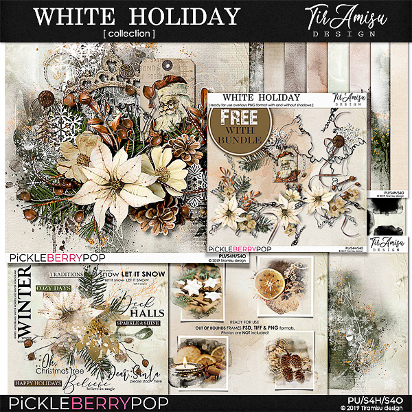 White Holiday ~ Bundle Plus Free Gift by TirAmisu design 