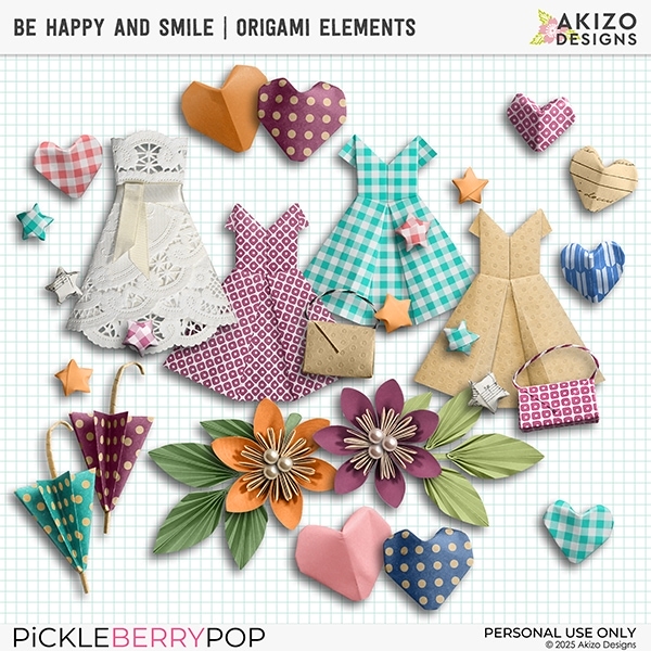 Be Happy And Smile | Origami Elements