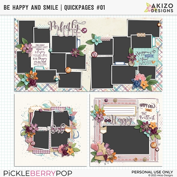Be Happy And Smile | Quickpages 01