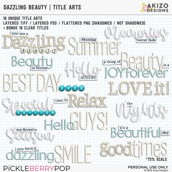Dazzling Beauty | Title Arts