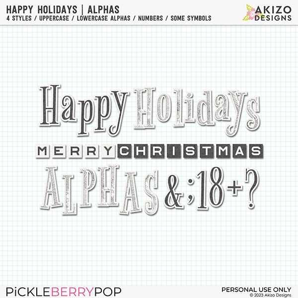 Happy Holidays | Alphas