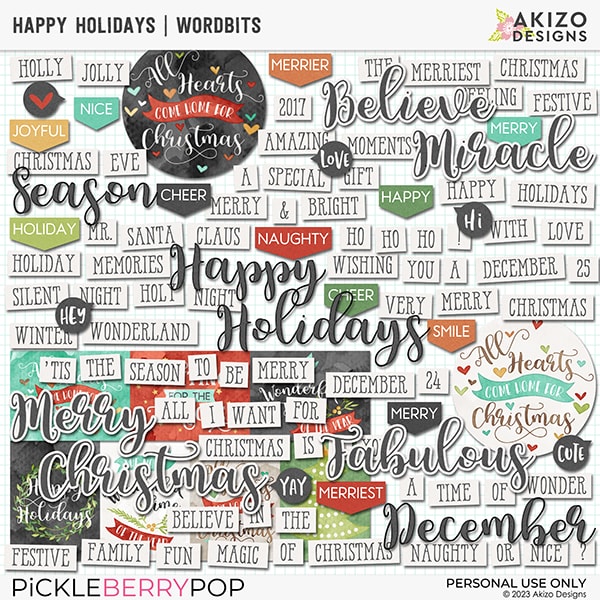 Happy Holidays | Wordbits