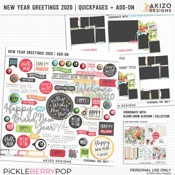 New Year Greetings 2020 | Quickpages + Add-on