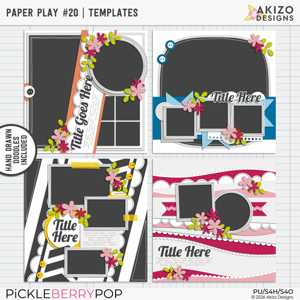 Paper Play 20 | Templates