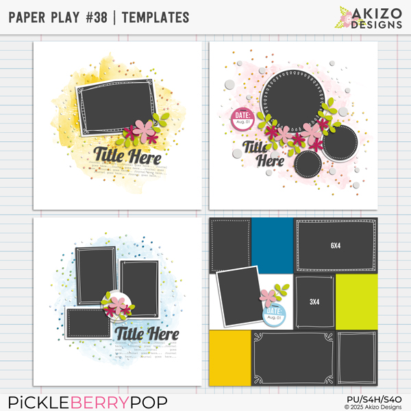 Paper Play 38 | Templates