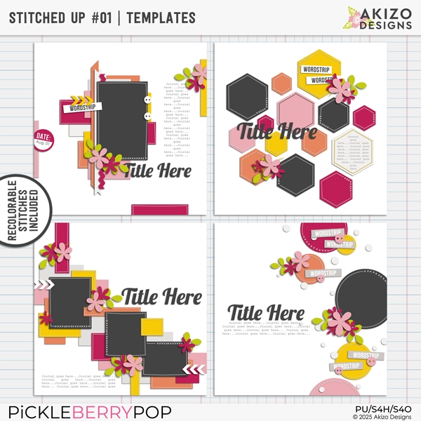 Stitched Up 01 | Templates