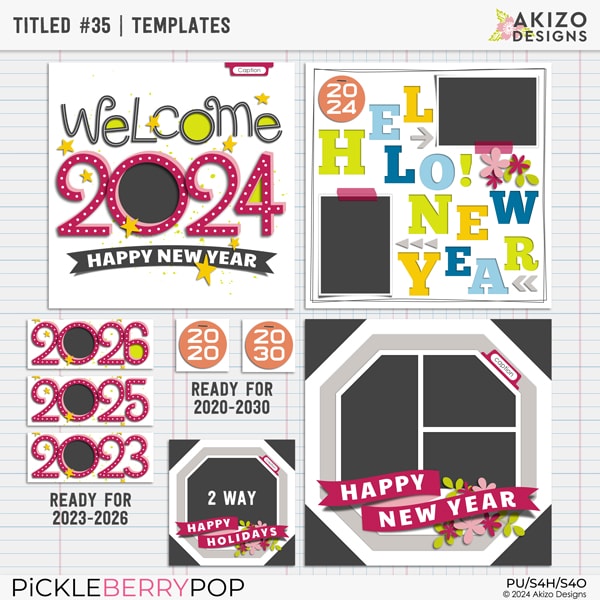 Titled 35 Templates by Akizo Designs