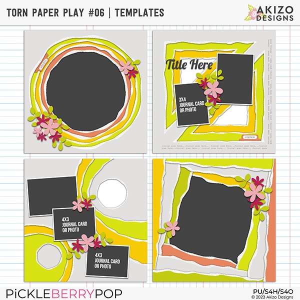 Torn Paper Play 06 | Templates