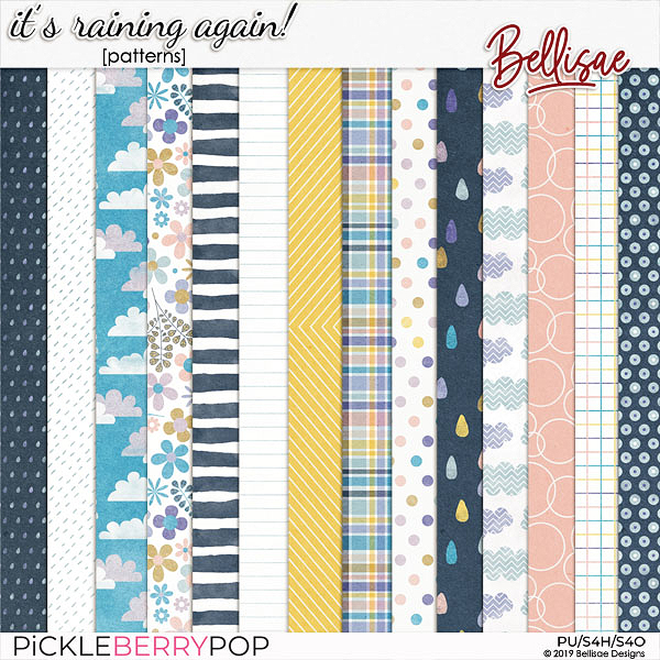 IT'S RAINING AGAIN | patterns by Bellisae