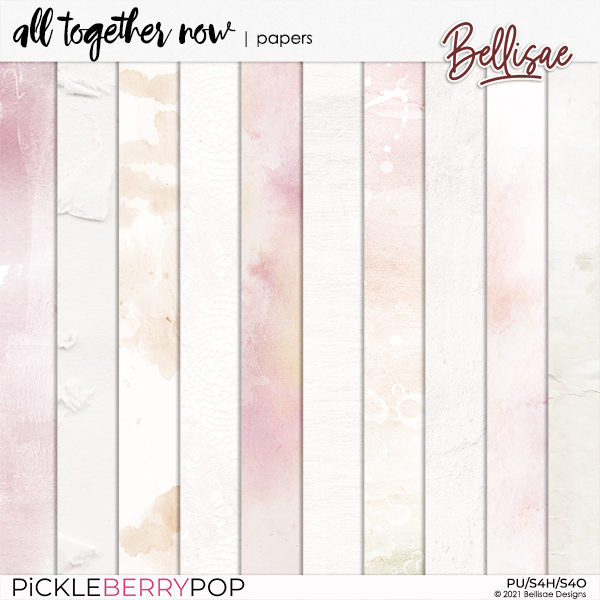 ALL TOGETHER NOW | papers by Bellisae