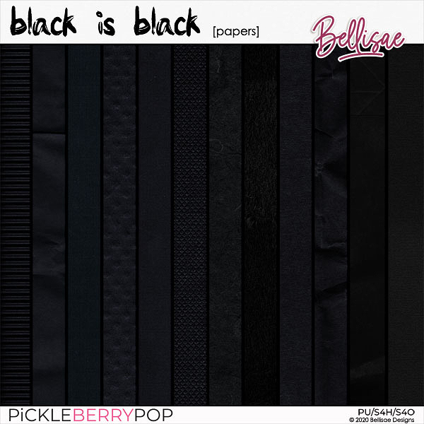 BLACK IS BLACK | papers by Bellisae