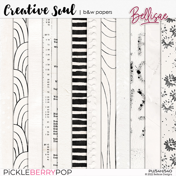 CREATIVE SOUL | BW papers by Bellisae