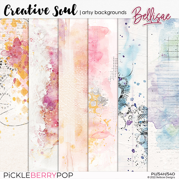 CREATIVE SOUL | artsy backgrounds by Bellisae