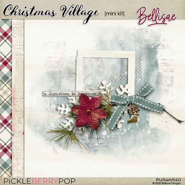 Christmas Village Mini Kit by Bellisae Designs