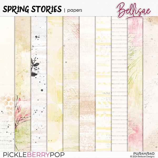 SPRING STORIES | papers by Bellisae