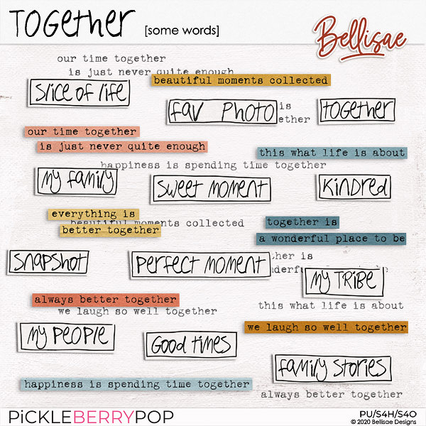 TOGETHER | some words by Bellisae