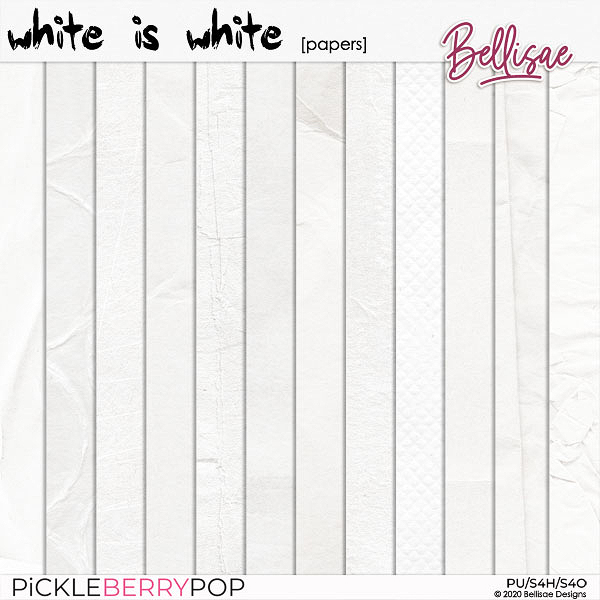 WHITE IS WHITE | papers by Bellisae