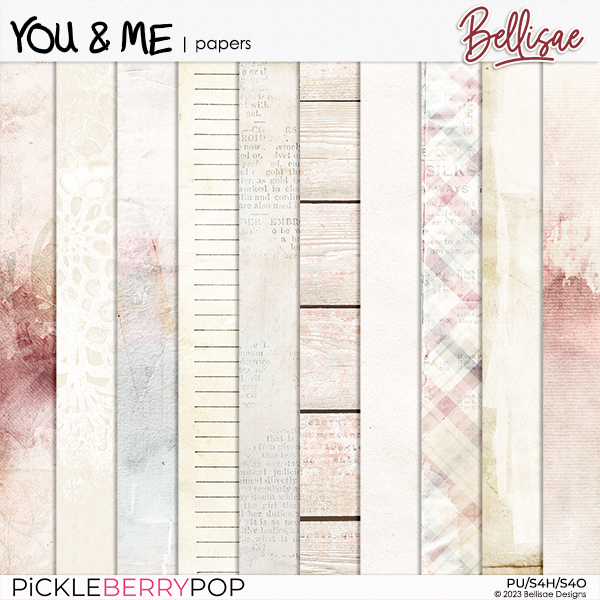 YOU & ME | papers by Bellisae