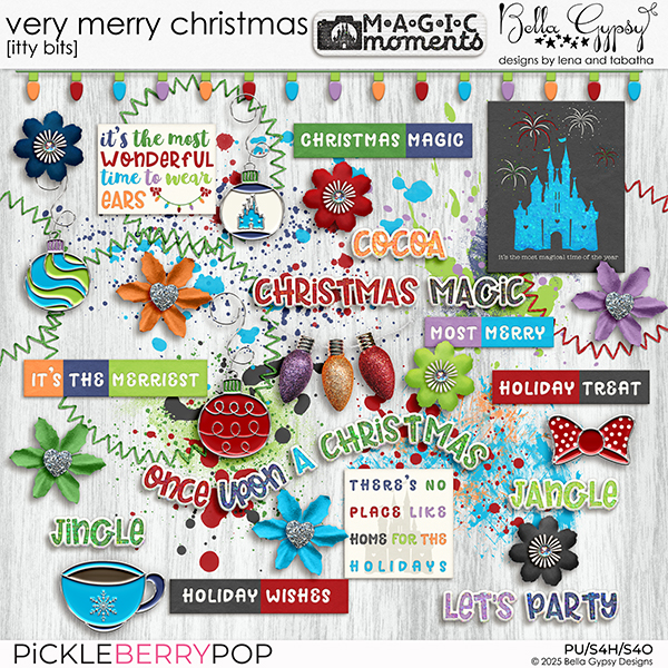 Magic Moments: Very Merry Christmas Itty Bits