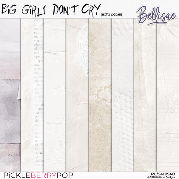 BIG GIRLS DON'T CRY | extra papers by Bellisae