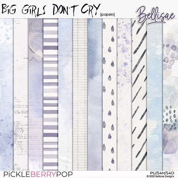 BIG GIRLS DON'T CRY | papers by Bellisae